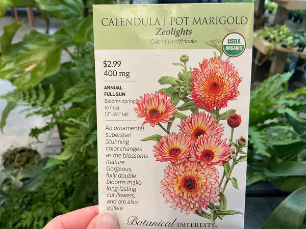 calendula marigold seeds Calendula | Pot Marigold Organic Seed